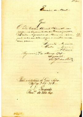 Executivo Fiscal da Fazenda Municipal e Mathias Clemente Schmidt