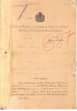 Inventário de Antônio José de Medeiros