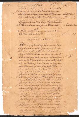 Inventário de Constantina Eulalia do Sacramento e Marianno Jose Coelho