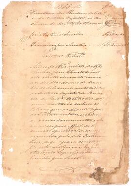 Testamento de José Antonio Senabio
