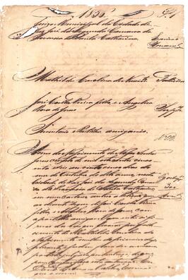 Inventário de Mathildes Carolina de Nascimento