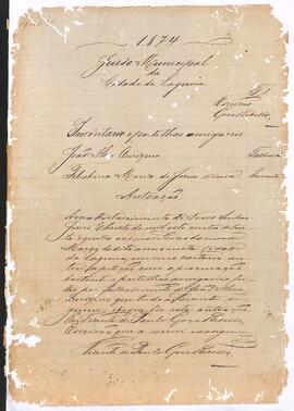 Inventário de João Alves Ouriques