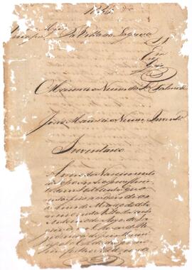 Inventário de João Maurício Nunes