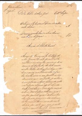 Libelo Cível de Francisco Duarte Silva