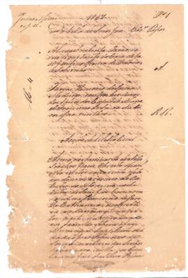 Ação de libelo cível de Manoel da Costa Faria