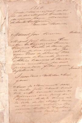 Inventário de Manoel José Ferreira