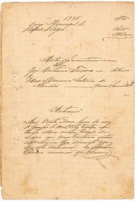 Inventário de José Caetano Teixeira