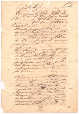 Inventário de Filisbina Caetana da Silveira