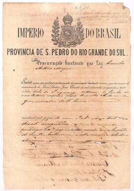 Inventário e Partilha de Francisco Antônio Marques