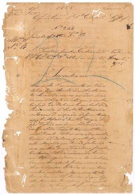 Inventario de Faustina Jozepha Caetana da Silva