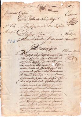 Inventário de Delfina Rosa