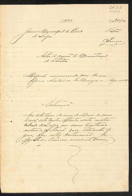 Autos de ação de manutenção de liberdade