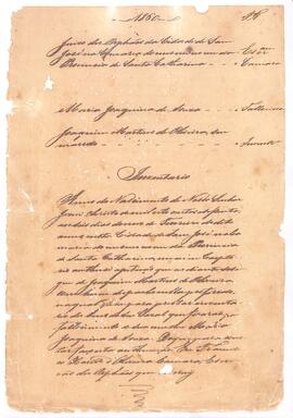 Inventário de Maria Joaquina de Souza