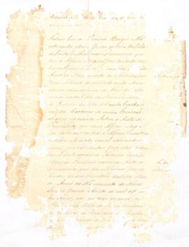 Traslado de denúncia de Miguel José da Costa