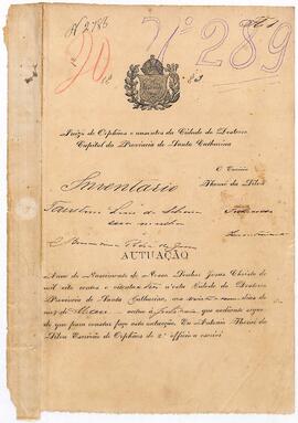 Inventário de Faustino Luis da Silveira