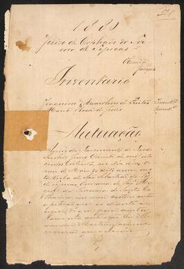 Inventário de Joaquim Marcelino de Freitas