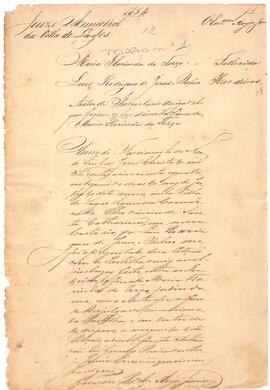 Inventário de Maria Florinda do Terço