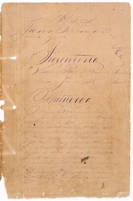 Inventário de Narcisa Rosa do Nascimento