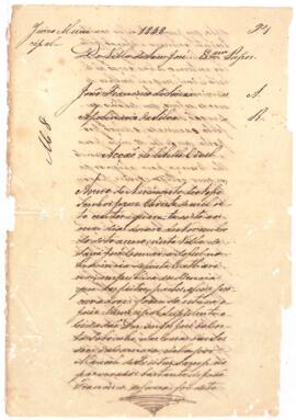 76939 - Libelo Cível de João Francisco de Souza