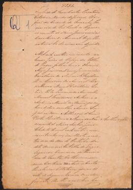 Carta Precatória de Innoccencia Cavalheiro do Amaral