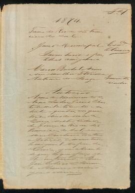 Inventário de Marcos Budal Aries e Floriana Antonia de Souza