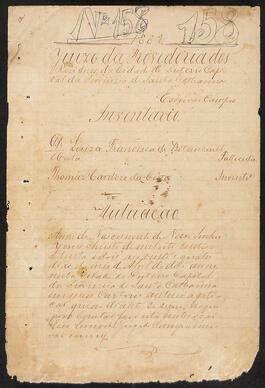 Inventário de Luiza Francisca de Bittencourt Costa