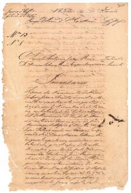 Inventário de Antonio José Rodrigues