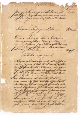 Partilha Amigável de Manoel Eufrázio de Medeiros