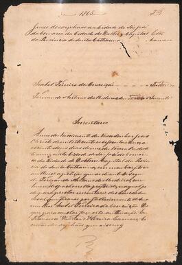 Inventário de Isabel Teixeira da Conceição