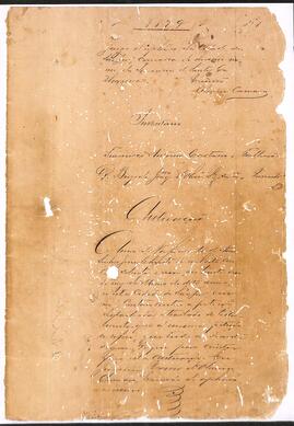 Inventário de Francisco Antônio Caetano