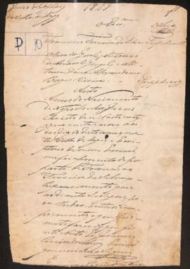 Autos de suprimento de idade de Francisco Ferreira da Silva