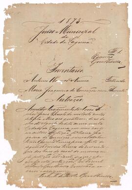 Inventário de Antônio Ramos Nunes