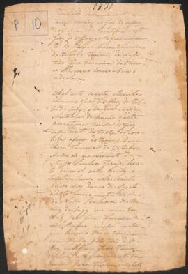 Carta precatória de Rosa Teixeira de Viterbo