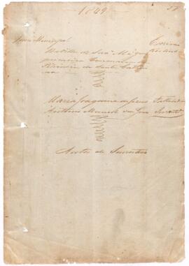 Inventário de Maria Joaquina de Jezus