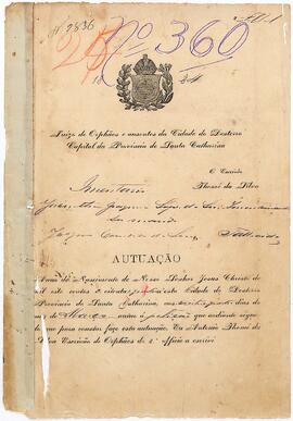 Inventário de Joaquim Candido da Luz