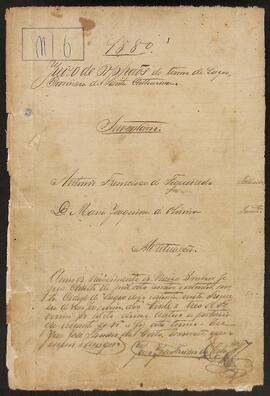 Inventário de Antônio Francisco de Figueiredo