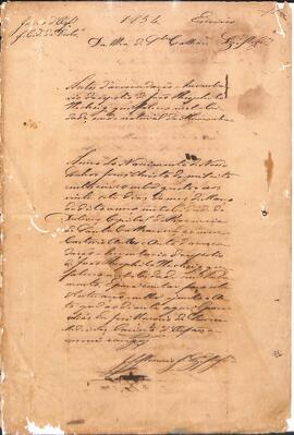 Arrecação de inventário e espolio de João Theopilo Flechsig