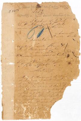 Inventário de Thomaz Pedro de Bittencourt Cotrim