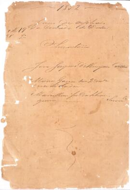 Inventário de Jose Jaques d’Alenquer