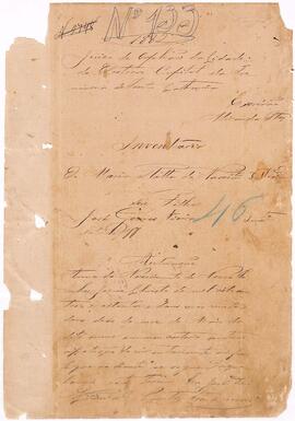 Inventário de Maria Rita do Nascimento