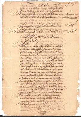 Assignação de Dez Dias de Joaquim Antonio de Azevedo