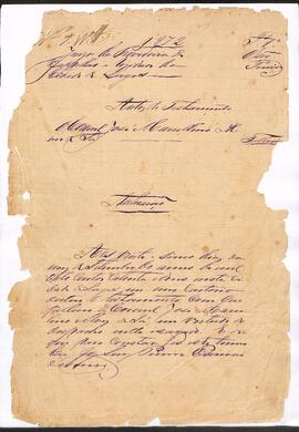 Testamento de José Marcellino Alves de Sá