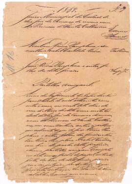 Inventário de Nicolau Vieira Pamplona e Izabel Cândida Vieiras