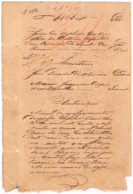 Inventario de José Teixeira de Oliveira