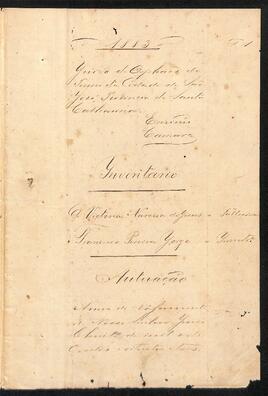 Inventário de Victoria Narcisa de Jesus