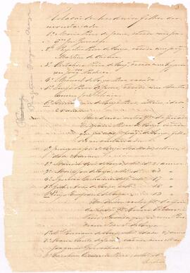 Inventário de Manoel Pires de Souza e Anna Maria do Rosário