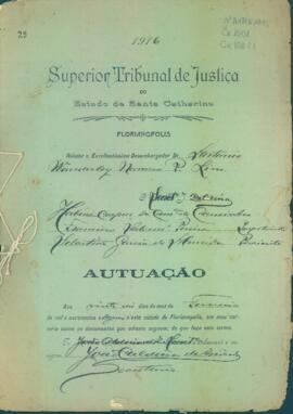 Habeas corpus de Francisco Salomé Pereira e Sebastião Garcia de Almeida