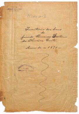 Inventário de Francisco Caetano de Oliveira Couto