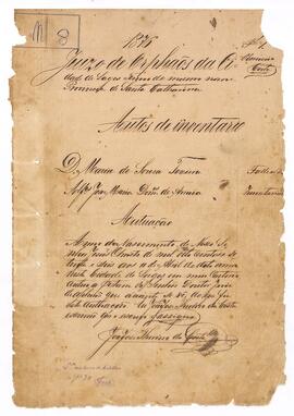 Inventário de Maria de Souza Teixeira