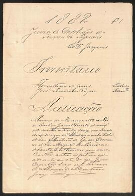 Inventário de Florentina de Jesus